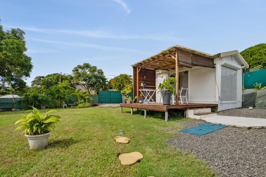 Bungalow d'une chambre avec piscine partagee jardin clos et wifi a Petit Bourg - image 7